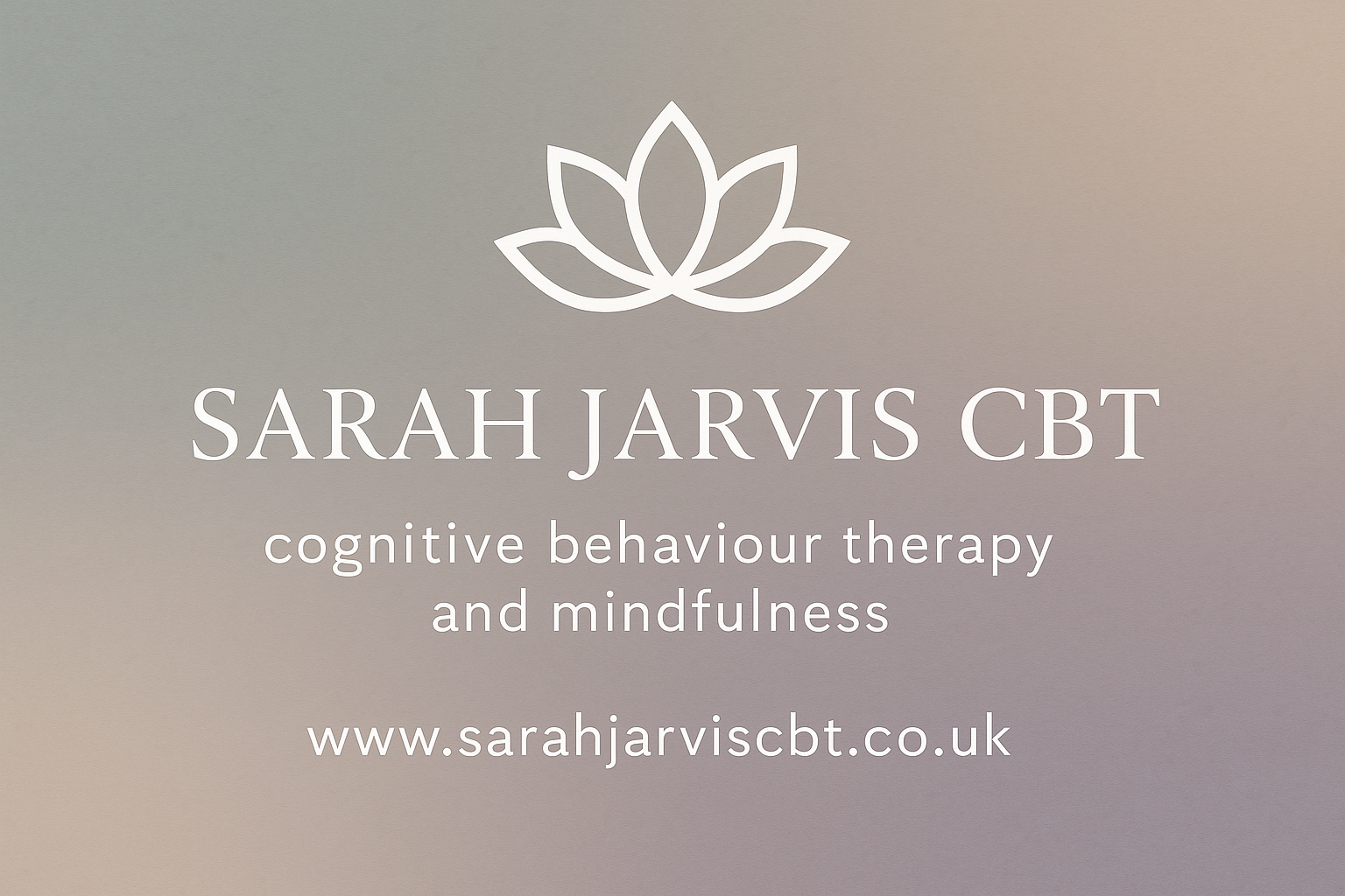 Sarah Jarvis CBT Logo